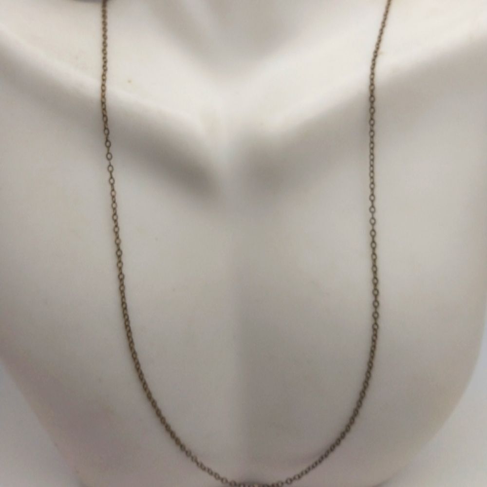 10 k tested Gold laced think chain‎ necklace 23 inch